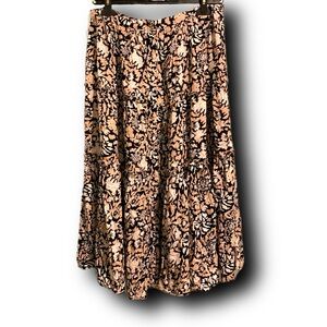 Cynthia Rowley Floral Button-Down Midi Skirt